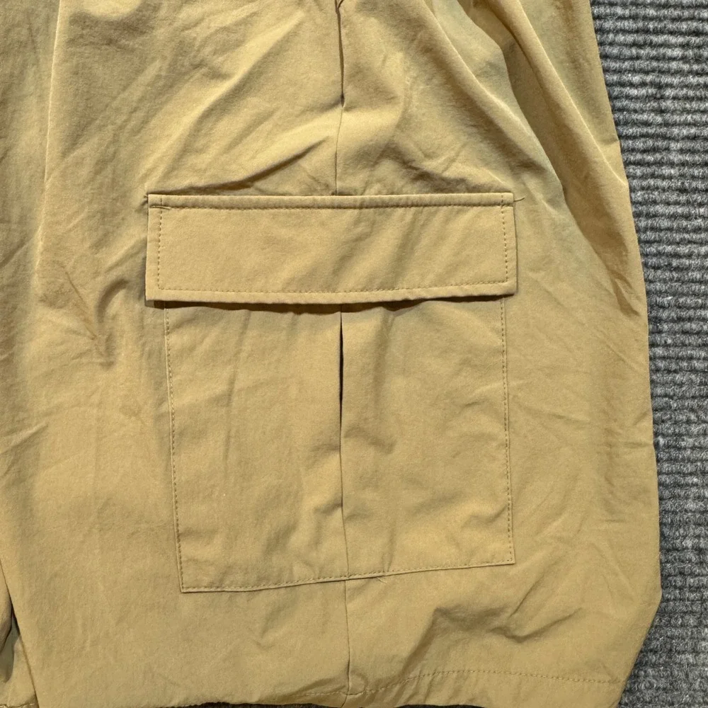 Cakulo Cargo Shorts EUC 4XL Khaki Tan Stretch Lightweight Hiking Performance